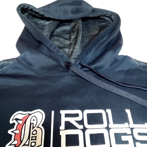 Badger Sport Roll Dogs Graphic Print 3 Pocket Hooded Sweatshirt Men's Medium - Picture 3 of 14